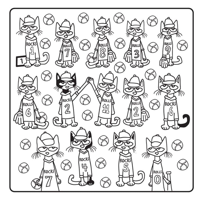 Pete the Cat: Cool & Cozy Coloring Book by James Dean