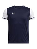 Polera manga corta UA Challenger Jersey azul para niño