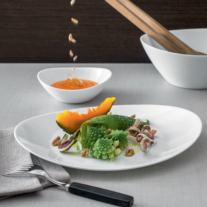 Prometeo + Piatto Bistecca Set Piatti 19 Pz Opal Glass