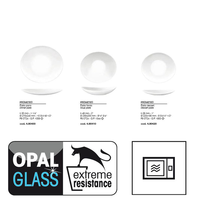 Prometeo Set Piatti Tavola 18 Pz