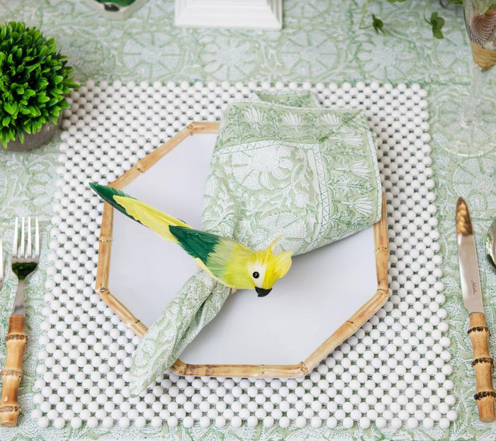 Provence Napkins in Mint by Kim Seybert - Pioneer Linens