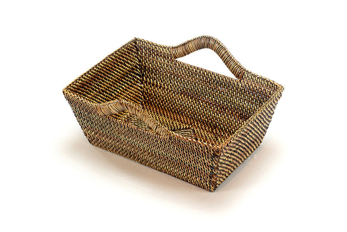Rectangular Bread Basket with Handles