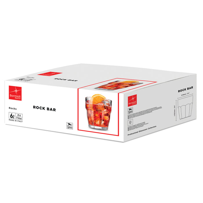 Rock Bar Bicchiere Rocks 27 cl Set 6 Pz