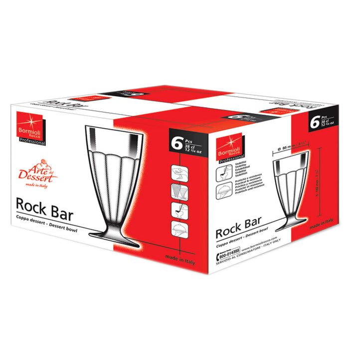 Rock Bar Coppa Gelato 38 cl Set 6 Pz