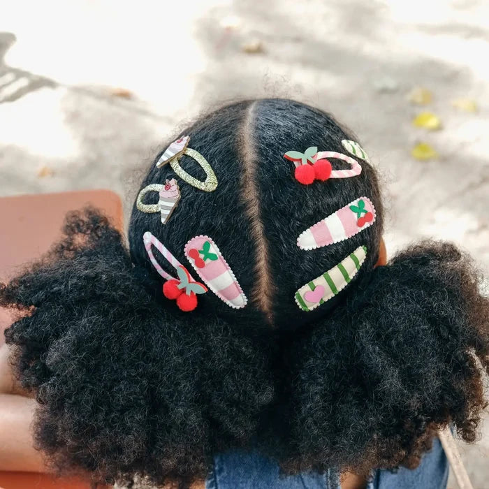Rockahula Kids – Cherry Kiss Stripy Clips