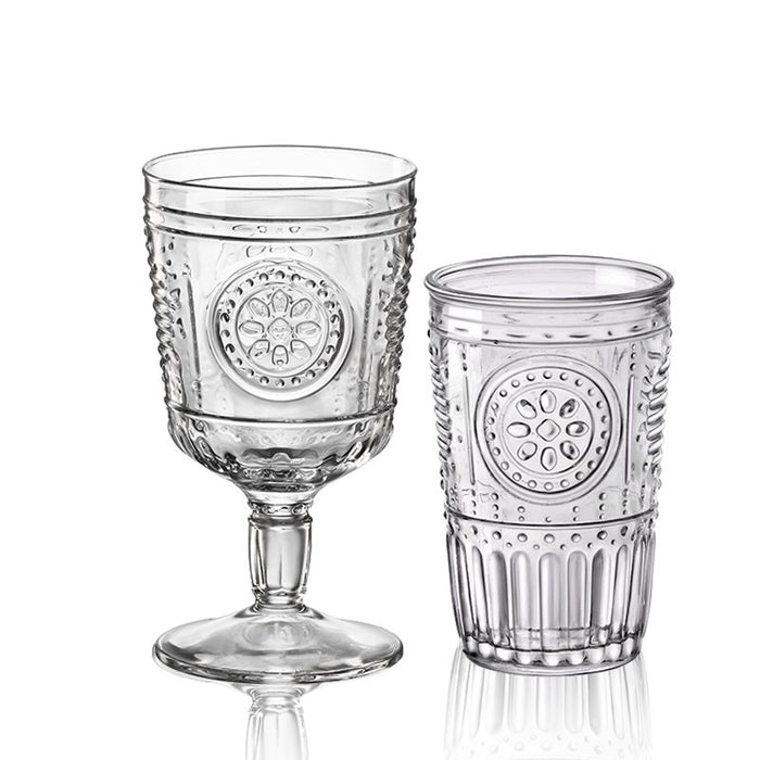 Romantic Bicchieri Acqua e Calici Vino Set 12 Pz
