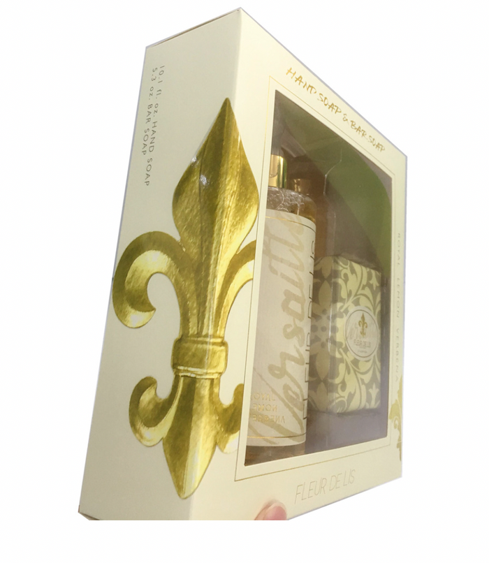Royal Verbena Hand Soap and Bar Soap Gift Set
