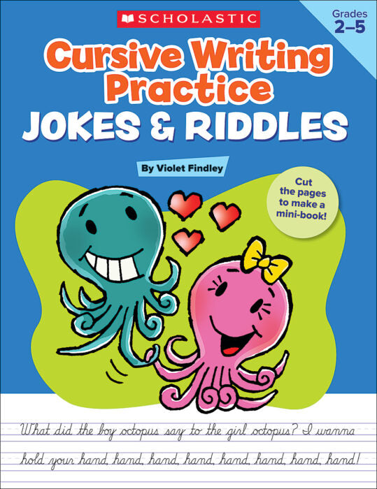 Scholastic Cursive Writing Practice: Jokes & Riddles (SC 522752)