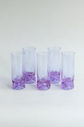 Set of five alexandrite glasses
