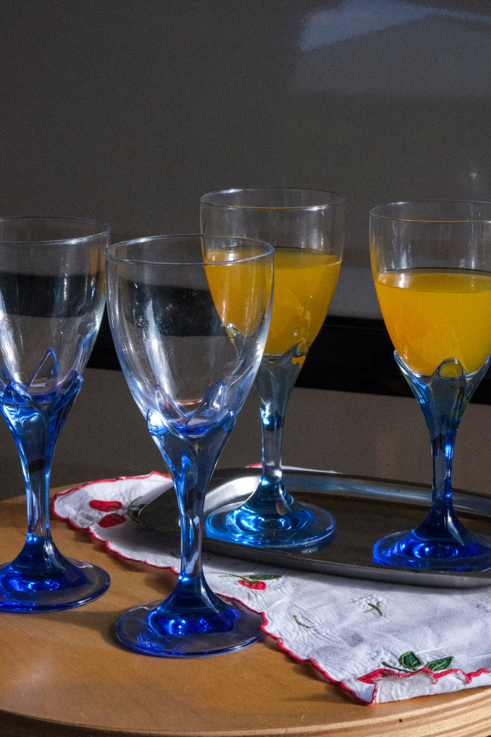 Set of four Bormioli Rocco Bouquet glasses
