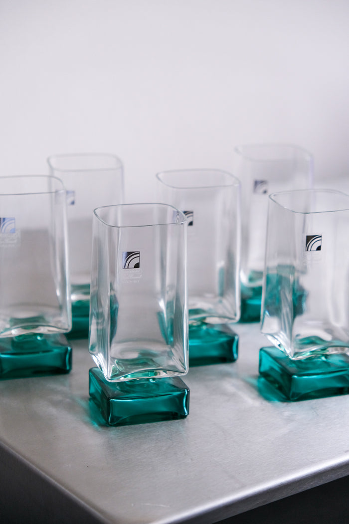 Set of six Luigi Bormioli - 'Monet' wine glasses