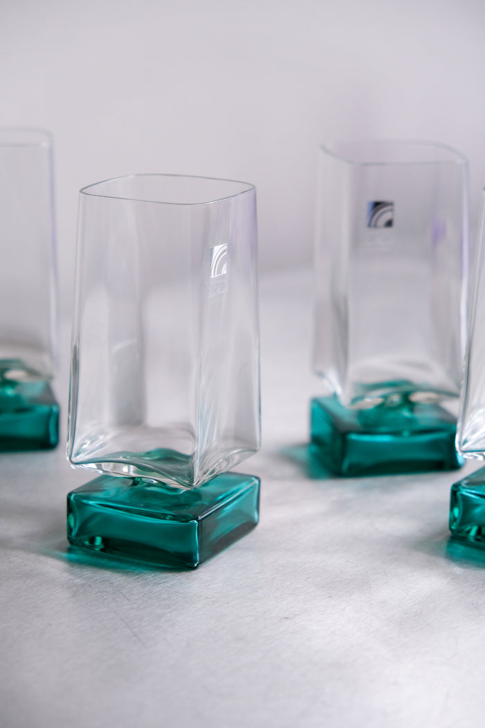 Set of six Luigi Bormioli - 'Monet' wine glasses