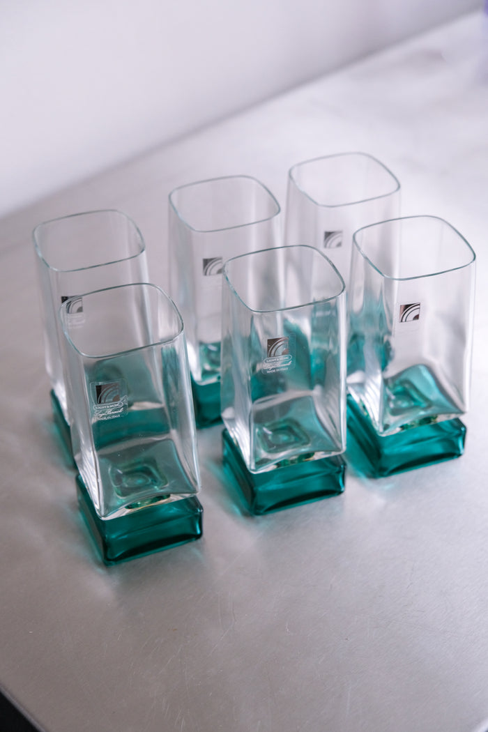 Set of six Luigi Bormioli - 'Monet' wine glasses