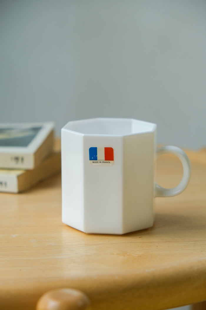 Set of two Arcoroc mugs