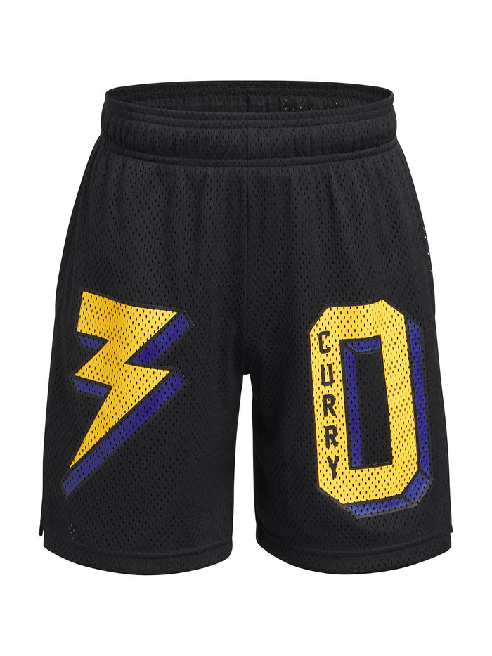 Shorts Curry signature negro para niños Under Armour