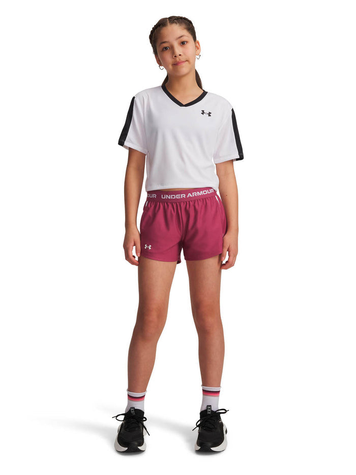 Short de Entrenamiento para Niña Tech Rojo Under Armour