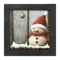 Snowman with Ornaments - Framed Art