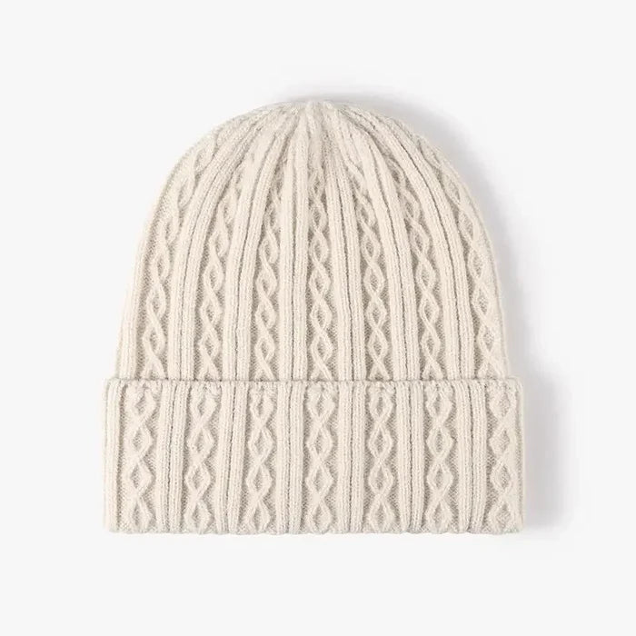 Solid Color Twist Knit Beanies Assorted