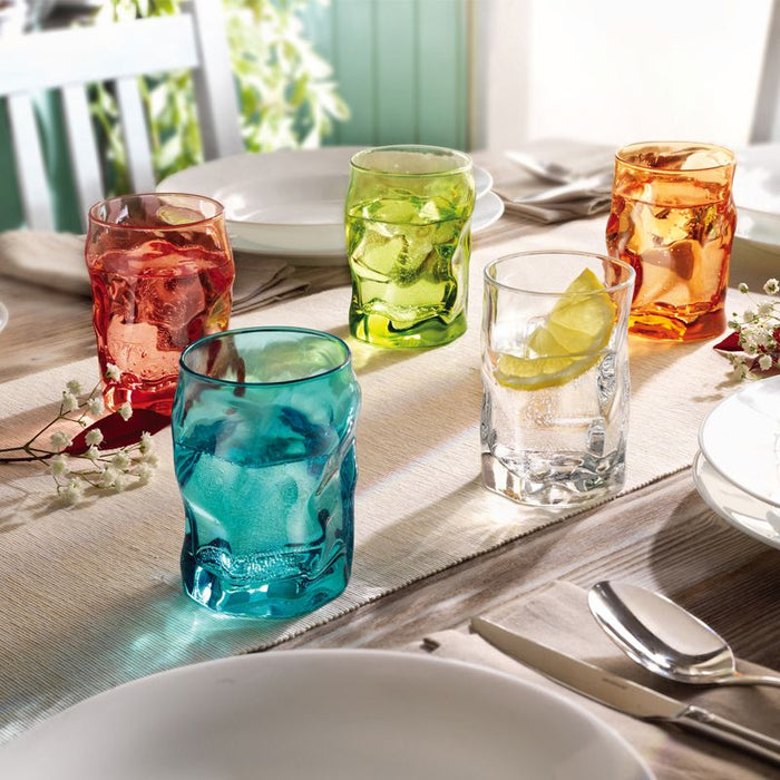 Sorgente Rosso Bicchiere Acqua 30 cl Set 6 Pz
