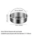 Stainless Steel Steamer Accessory For Rice Cookers