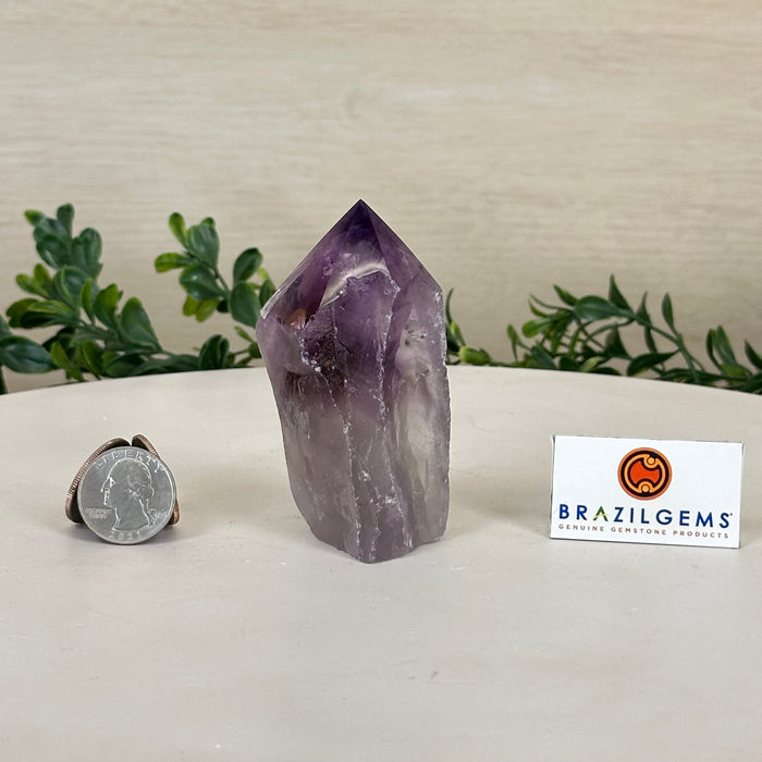 Super Quality Amethyst Crystal Foot & Point 3.4” Tall #3102AM-040 (Buy 2+ Get 30% Off)