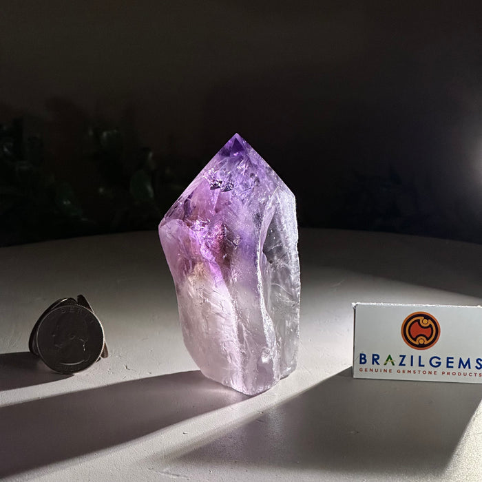 Super Quality Amethyst Crystal Foot & Point 3.4” Tall #3102AM-040 (Buy 2+ Get 30% Off)