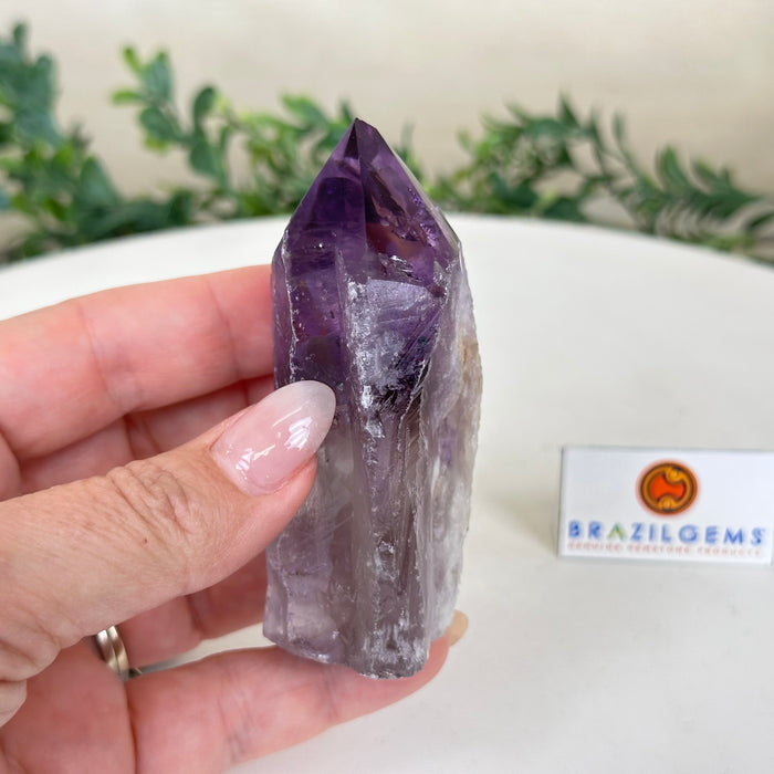 Super Quality Amethyst Crystal Foot & Point 3.4” Tall #3102AM-040 (Buy 2+ Get 30% Off)