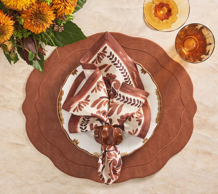 Tailored Placemat in Brown