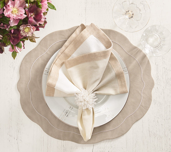 Tailored Placemat in Gray