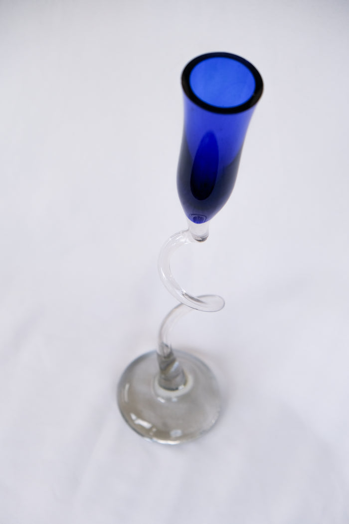 Tall swirly vase