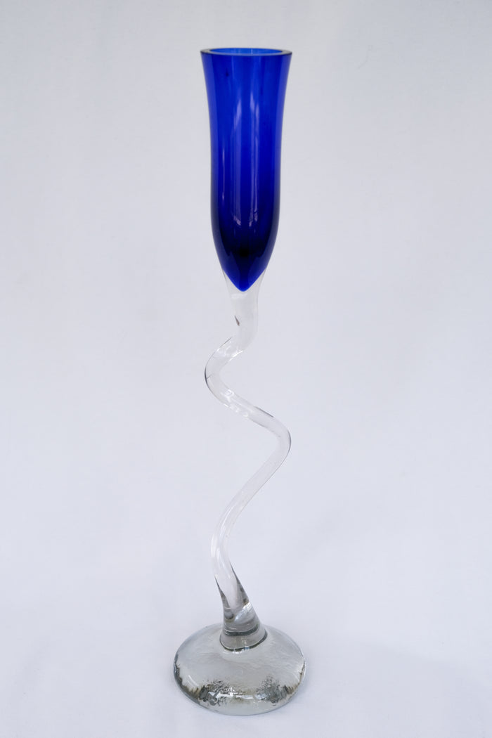 Tall swirly vase