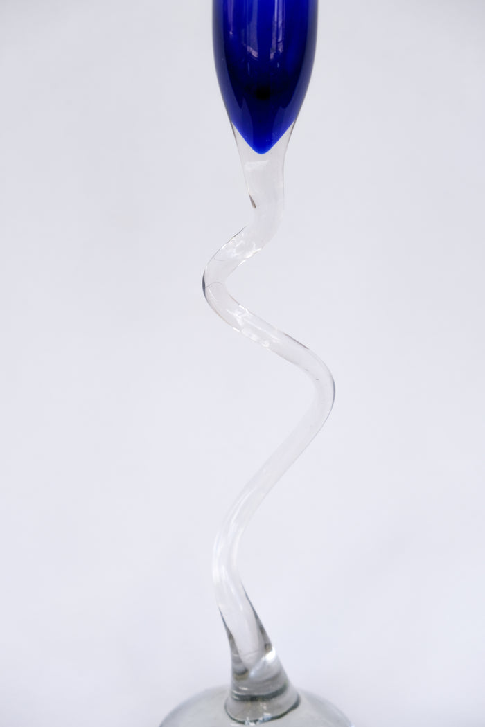 Tall swirly vase