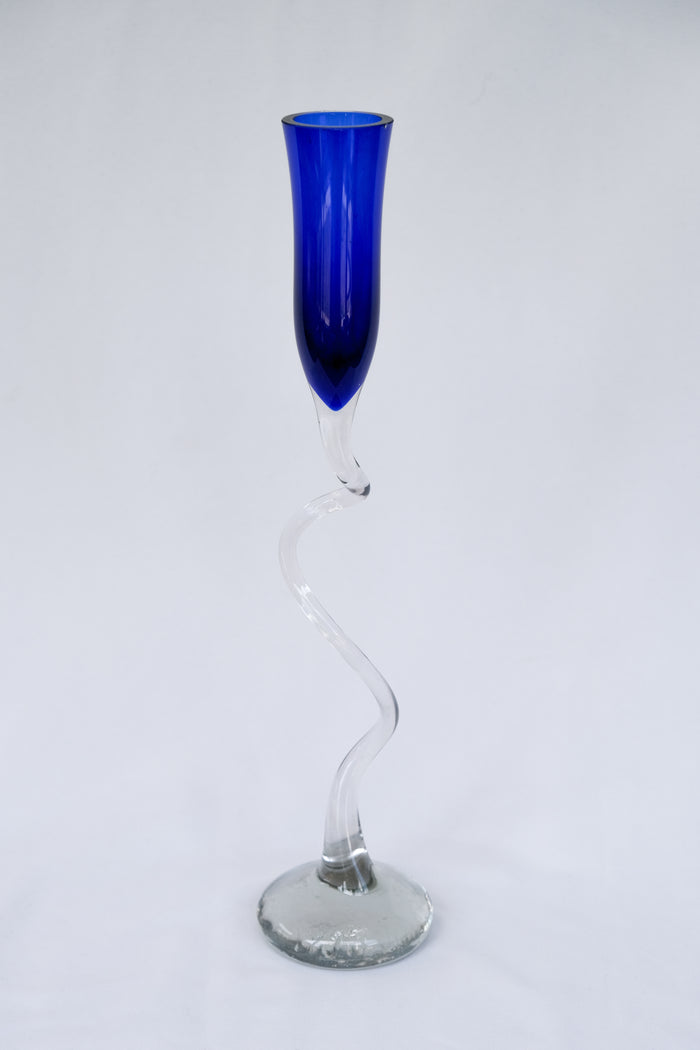 Tall swirly vase