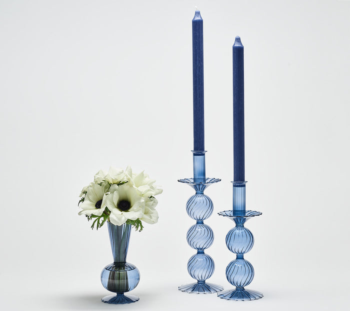 Tess Bud Vase in Cadet