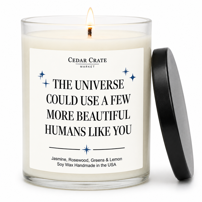 Thank You Candle, Lemon Jasmine Rosewood Scent