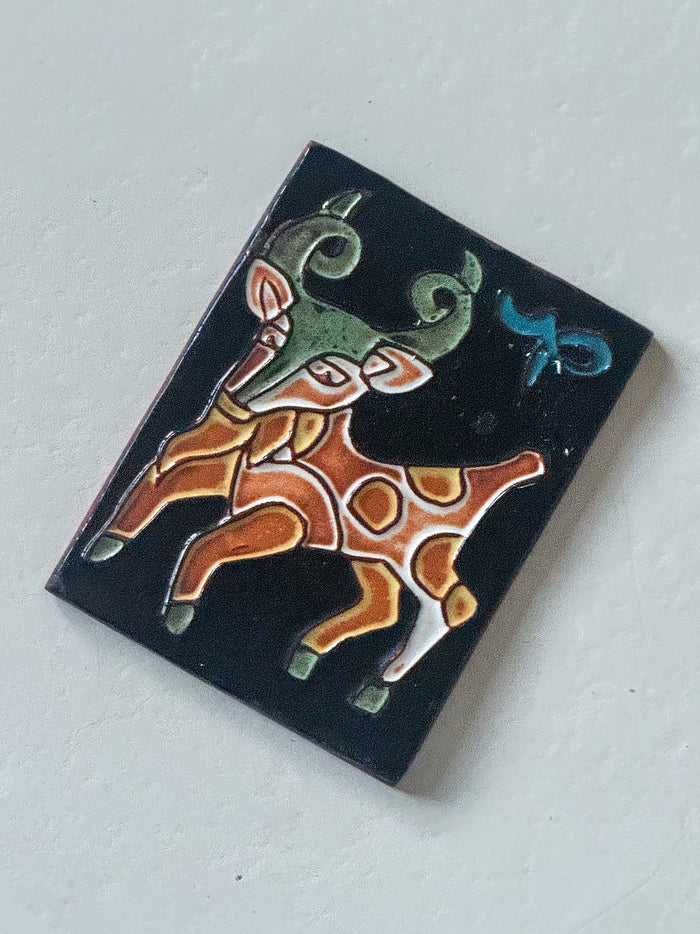 Capricorn in orange