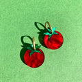 Tiny Tomato Earrings