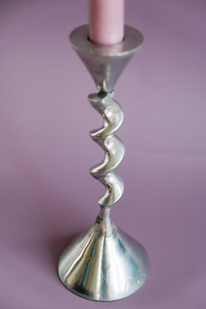 Twisted candle holder