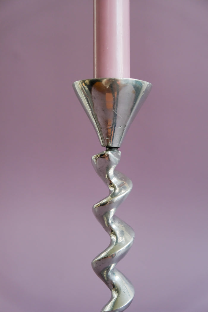 Twisted candle holder