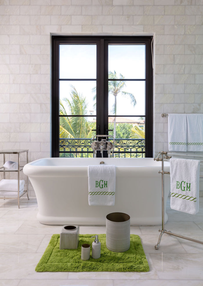 Two Tone Chain Towels