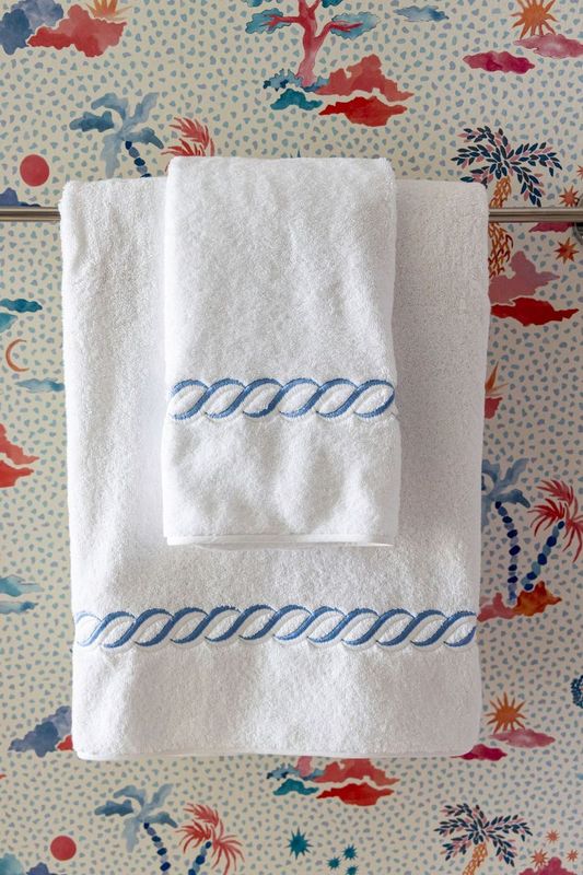 Two Tone Chain Towels
