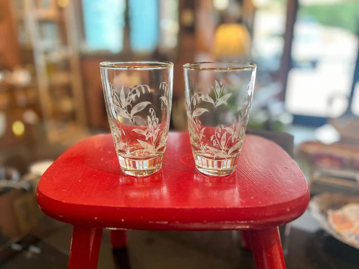 Vintage MCM Drinking Glasses