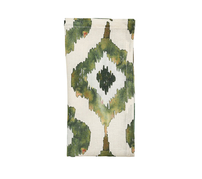 Watercolor Napkin in Olive