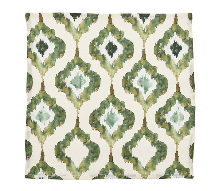 Watercolor Napkin in Olive