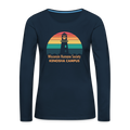 WHS Kenosha Logo Contoured Premium Long Sleeve T-Shirt - deep navy