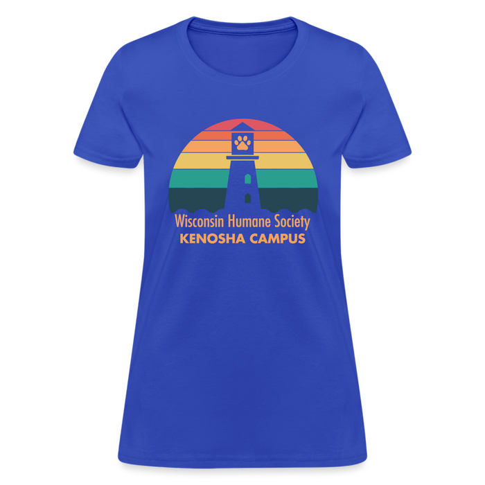 WHS Kenosha Logo Contoured T-Shirt - royal blue