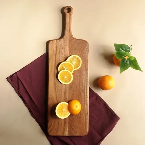 Wood Charcuterie Board Long