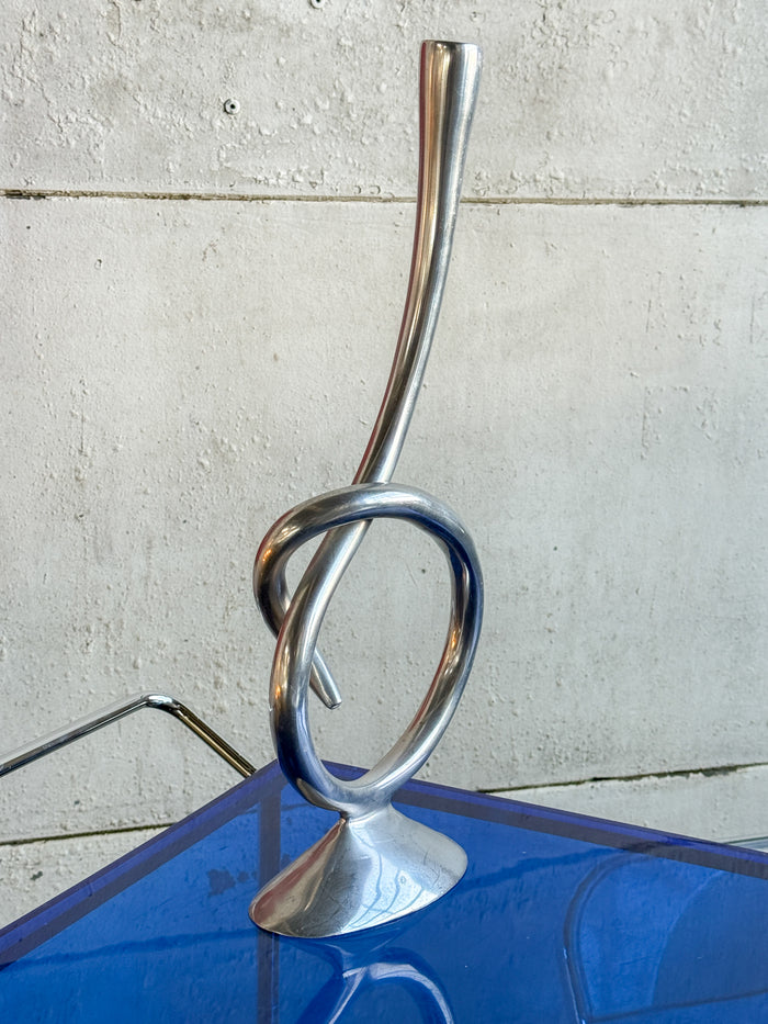 XL knotted candle holder