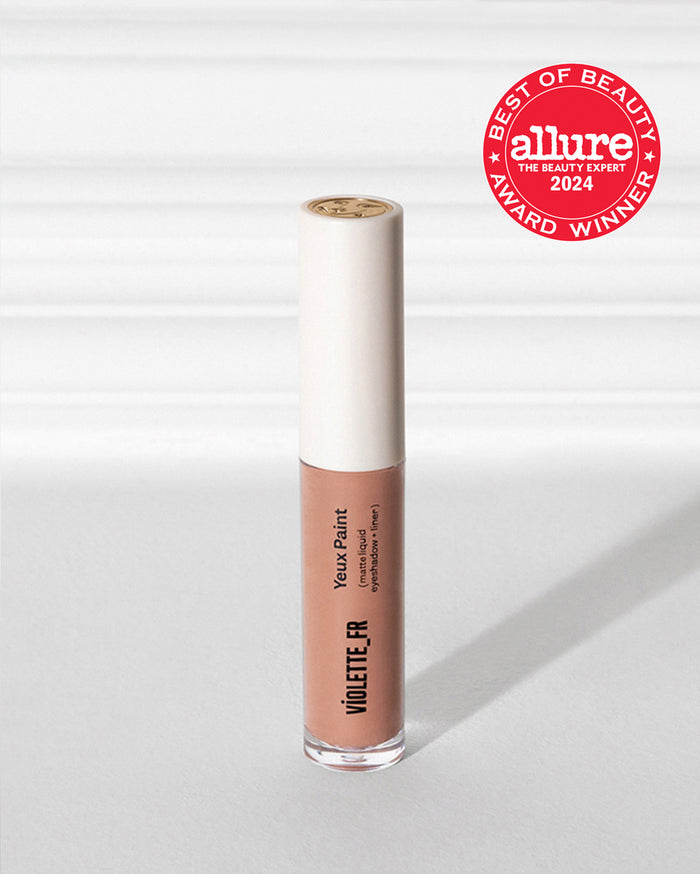 VIOLETTE_FR Yeux Paint, a matte liquid eyeshadow + liner in a peachy-brown shade, is an Allure Best of Beauty 2024 Award Winner.