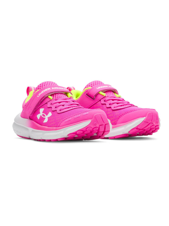 Zapatilla Running Niña Preescolar Assert 10 AC Rosado Under Armour